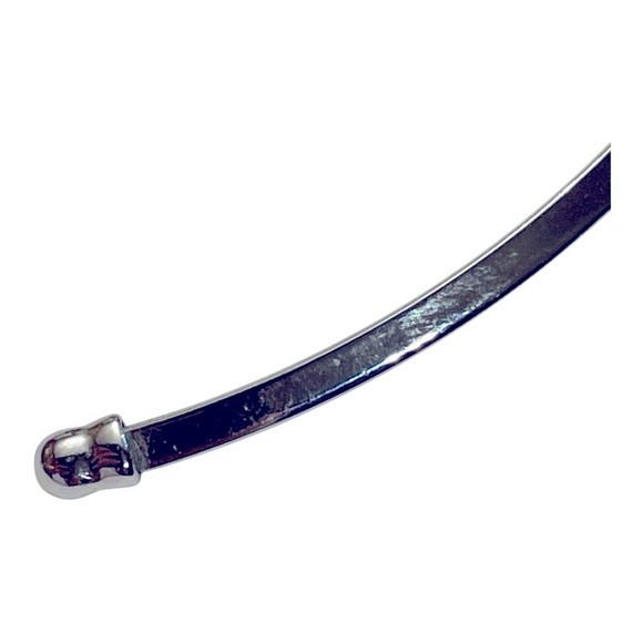 Metal Choker with Ornate Cross Pendant - Picture 7 of 8